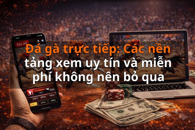 Đá gà trực tiếp: Các nền tảng xem uy tín và miễn phí không nên bỏ qua