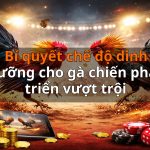 Bí quyết chế độ dinh dưỡng cho gà chiến phát triển vượt trội