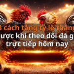 8 cách tăng tỷ lệ thắng cược khi theo dõi đá gà trực tiếp hôm nay