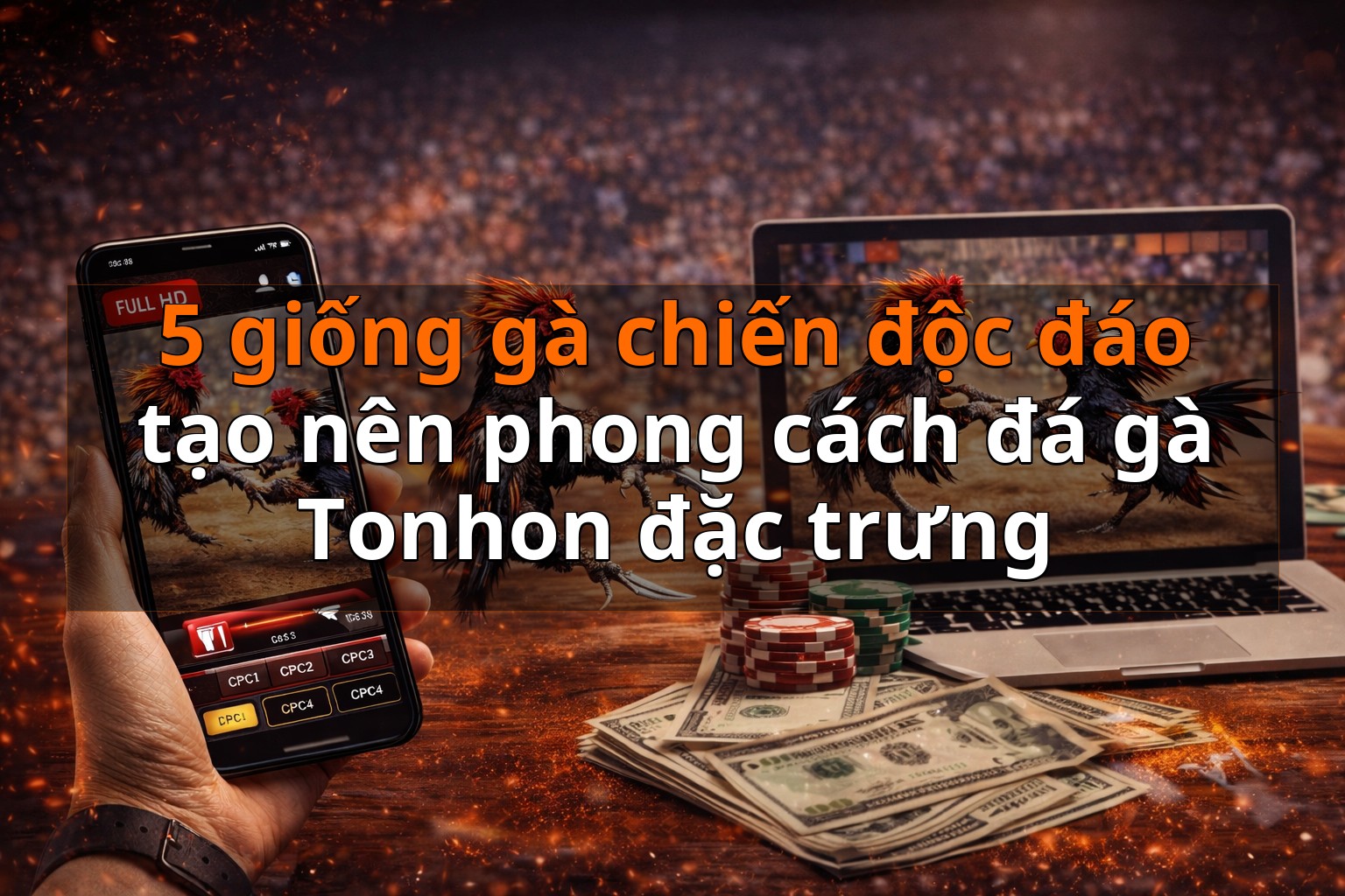 5 giống gà chiến độc đáo tạo nên phong cách đá gà Tonhon đặc trưng