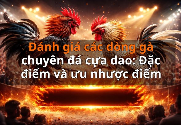 Đánh giá các dòng gà chuyên đá cựa dao: Đặc điểm và ưu nhược điểm