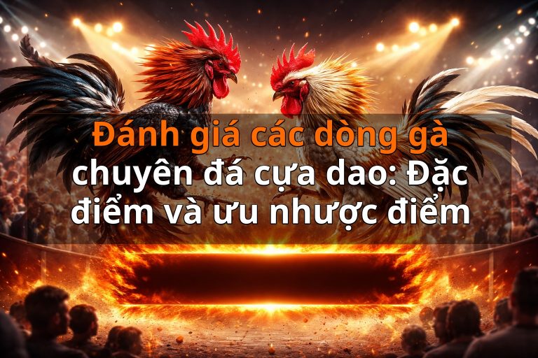 Đánh giá các dòng gà chuyên đá cựa dao: Đặc điểm và ưu nhược điểm