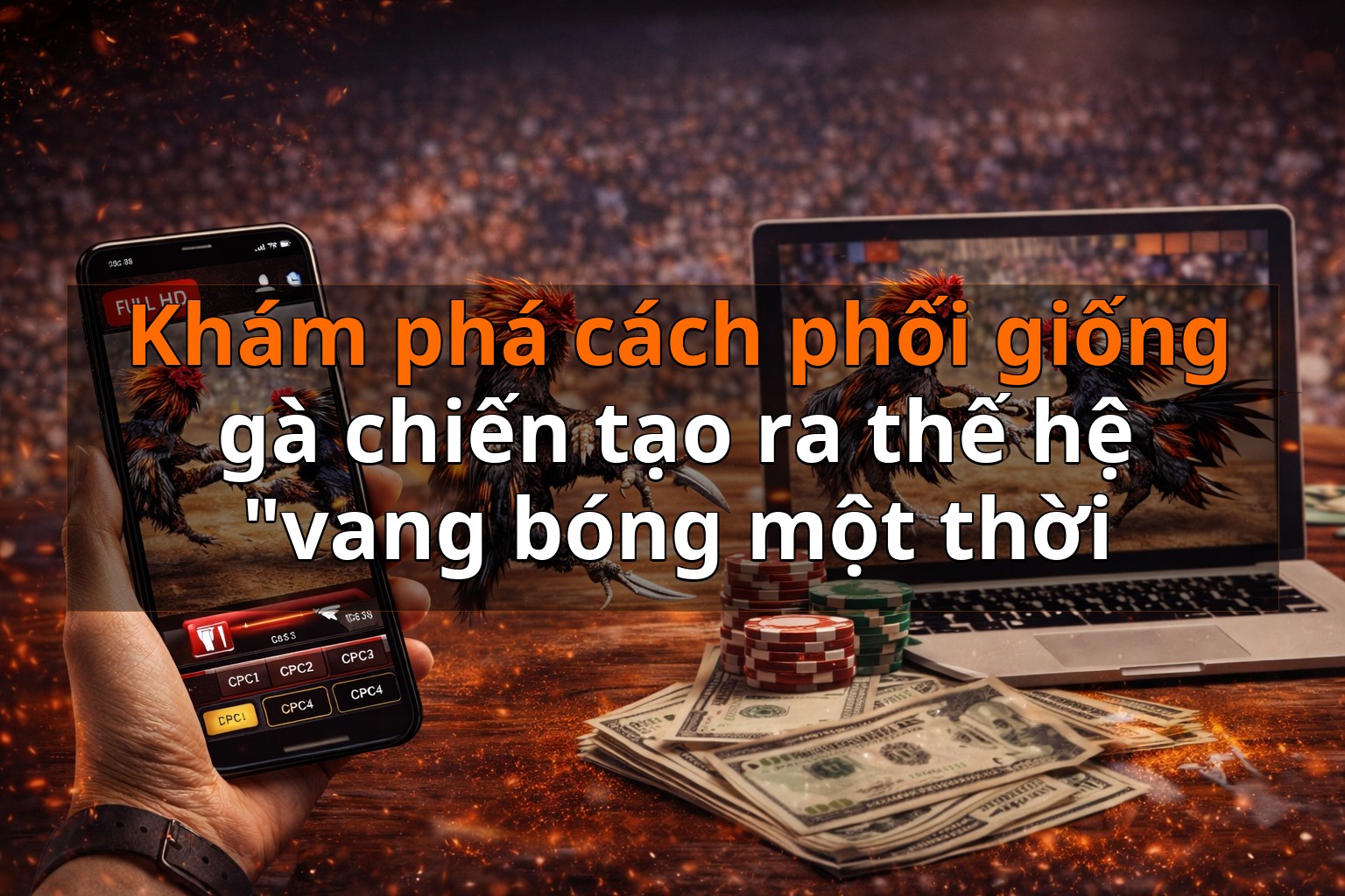 Khám phá cách phối giống gà chiến tạo ra thế hệ "vang bóng một thời