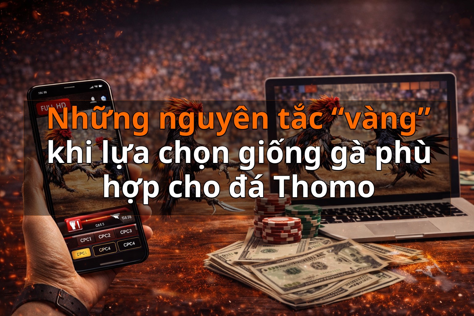 Những nguyên tắc “vàng” khi lựa chọn giống gà phù hợp cho đá Thomo