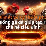 Bí mật về kỹ thuật phối giống gà đá giúp tạo ra thế hệ siêu đỉnh