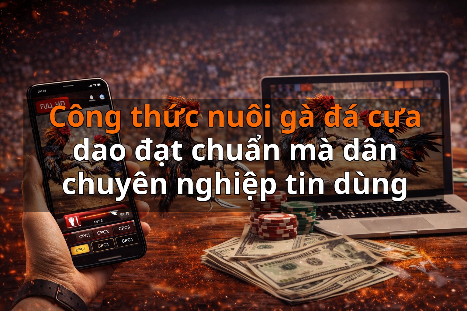 Công thức nuôi gà đá cựa dao đạt chuẩn mà dân chuyên nghiệp tin dùng