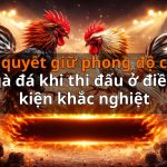 Bí quyết giữ phong độ cho gà đá khi thi đấu ở điều kiện khắc nghiệt